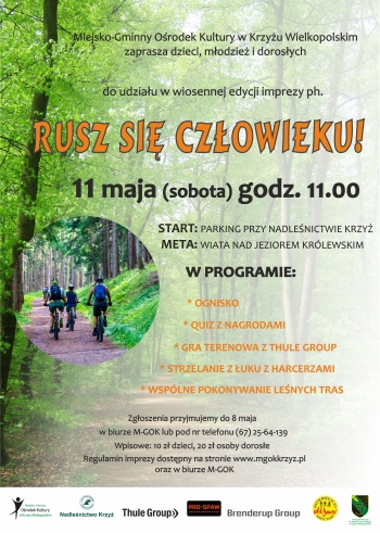 Miejsko-Gminny Ośrodek Kultury w Krzyżu Wielkopolskim zaprasza dzieci, młodzież i dorosłych do udziału w wiosennej edycji imprezy ph. 